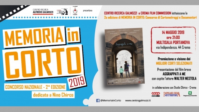 Short Film Festival MEMORIA IN CORTO – Crema, italy - Gabriella Ruggieri & partners